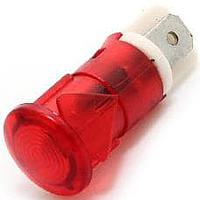 Mallory Sonalert FL1P-12QJ-1-R24V ຕົວບອກສະແດງ LED ຕິດຕັ້ງບົດບາດ LED ແດງ 12MM SNAP 24VAC/DC