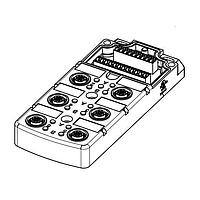 HARTING 090700011200 ເສັ້ນສາຍເຊນເຊີ / ເສັ້ນສາຍອັກຕູເວດເຕີ ກ່ອງເຊນເຊີ ອັກຕູເວດ M12 ACode 4pin6Ports