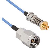 Amphenol SV Microwave FV67.3SMPM-047-MS24-120 ການປະກອບສາຍ RF VITA 67.3SMPM 2.4mm STR M 12" Cable