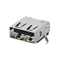 GCT (Global Connector Technology) USB1130-30-A ປຸ່ມຊອກເຕີຕິງ USB ປະເພດ A 2.0 ຮູບແບບ RA ຊີວິດຍາວສູງ 30u ທອງ T Hole ມີປົກກັນ W/Shell Stake