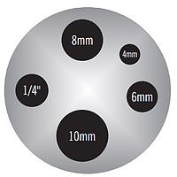 PRESYS IN1E ໃສ່ຫົວສໍາລັບ TA-1200P (1 x 4mm, 1 x 6mm, 1 x 1/4", 1 x 8mm, 1 x 10mm)