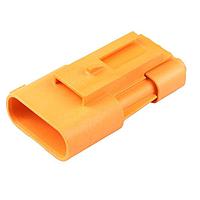 Molex 207778-1603 ການປະກອບປລັກ Squba 3.6 ປລັກປະກອບທີ່ປິດກັນນ້ຳ, 3.60mm ຊ່ອງຫຼັກ, 3 ວົງຈອນ, ແຖວດຽວ, ສາມາດທົດສອບດ້ວຍສາຍໄຟສົດ, ມີ Clipslot, ກະແຈ F, ສີສົ່ມ, ສອດຄ່ອງ UL1007/UL1061