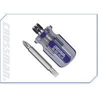 Crossman 46-100 2-way stubby screwdriver set (36mm L)