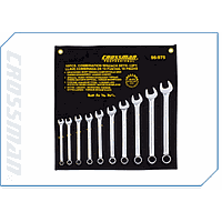 Crossman 96-975 10 Piece Metric Combination Wrench Set (10-22 mm size)