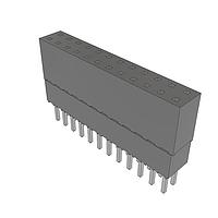 Samtec ESQ-112-23-L-D ສໍເກດສະຕຣິບສໍເກດຍົກສູງ