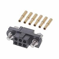 Harwin M80-4600605 ກອງສາຍສະບັບ 3+3 POS FEM +J/S LG BORE GOLD