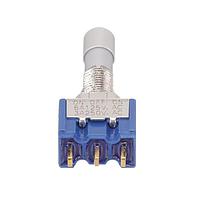 Nidec Components 8E1021C-Z ສະຫນັບສະຫນູນສູງ ສະຫນັບສະຫນູນຂະໜາດນ້ອຍ Toggle Switch SPDT, ON-OFF-ON, ຄອບຄອງເຄື່ອງປ່ຽນ, 1/4"-40 ການກວດສອບການກວດສອບ, solder lug terminals, 25mA @ 20V DC/6A @ 125V AC